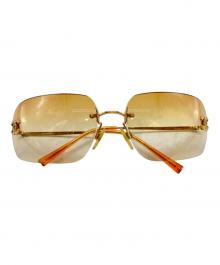 CHANEL（シャネル）の古着「リムレス ココマーク サングラス」｜ブラウン