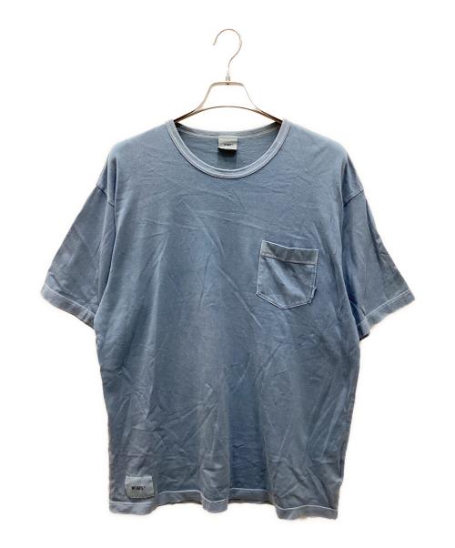 WTAPS（ダブルタップス）WTAPS (ダブルタップス) BLANK PIGMENT TEE ブルー サイズ:3の古着・服飾アイテム