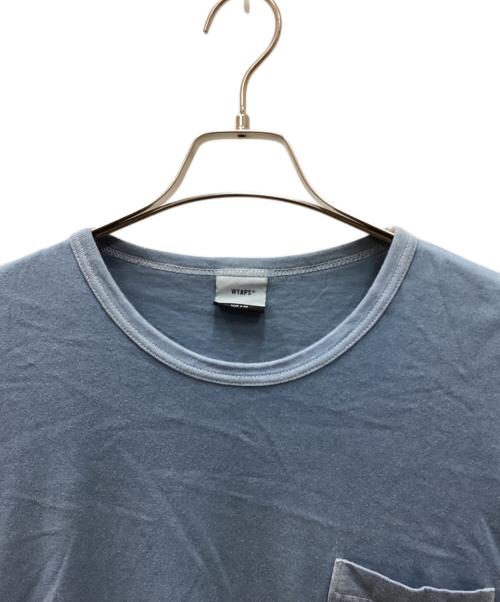 WTAPS（ダブルタップス）WTAPS (ダブルタップス) BLANK PIGMENT TEE ブルー サイズ:3の古着・服飾アイテム