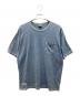WTAPS（ダブルタップス）の古着「BLANK PIGMENT TEE」｜ブルー