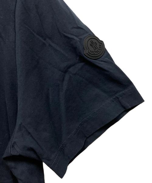 MONCLER（モンクレール）MONCLER (モンクレール) フェードロゴ コットン Tシャツ ネイビー サイズ:Lの古着・服飾アイテム