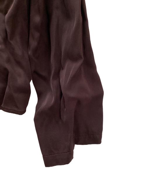 MM6 Maison Margiela（エムエムシックスメゾンマルジェラ）MM6 Maison Margiela (エムエムシックスメゾンマルジェラ) MM Viscose Lining Look Ribbon Shirt(ビスコースライニングルックリボンシャツ) レッド サイズ:36の古着・服飾アイテム