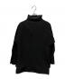 ISSEY MIYAKE（イッセイミヤケ）の古着「ハイネックニット」｜ブラック