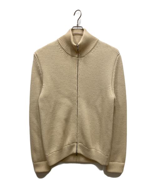 Maison Margiela（メゾンマルジェラ）Maison Margiela (メゾンマルジェラ) ドライバーズニットカーディガン ホワイト サイズ:Lの古着・服飾アイテム