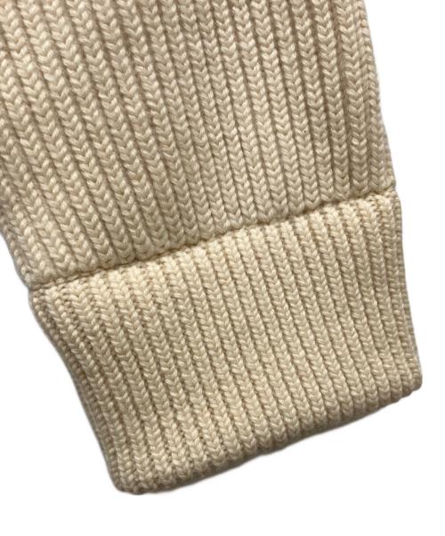 Maison Margiela（メゾンマルジェラ）Maison Margiela (メゾンマルジェラ) ドライバーズニットカーディガン ホワイト サイズ:Lの古着・服飾アイテム