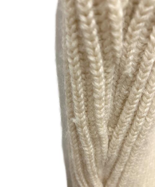 Maison Margiela（メゾンマルジェラ）Maison Margiela (メゾンマルジェラ) ドライバーズニットカーディガン ホワイト サイズ:Lの古着・服飾アイテム