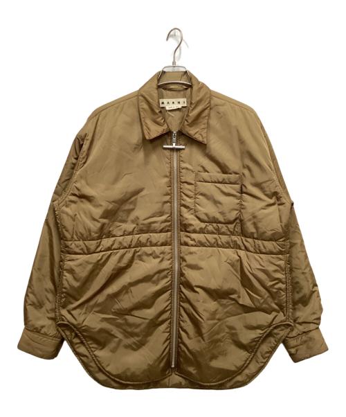MARNI（マルニ）MARNI (マルニ) パデットシャツシルエットブルゾン カーキ サイズ:46の古着・服飾アイテム