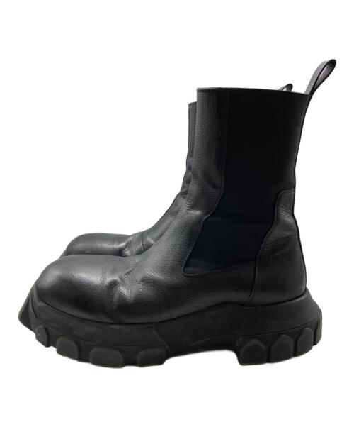 RICK OWENS（リックオウエンス）RICK OWENS (リックオウエンス) Mega Bozo Tractor Beetle/メガボゾトラクタービートル サイドゴアブーツ ブラック サイズ:42.5の古着・服飾アイテム