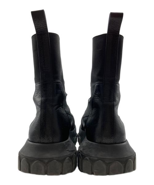 RICK OWENS（リックオウエンス）RICK OWENS (リックオウエンス) Mega Bozo Tractor Beetle/メガボゾトラクタービートル サイドゴアブーツ ブラック サイズ:42.5の古着・服飾アイテム