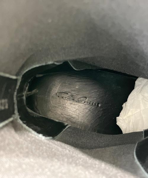 RICK OWENS（リックオウエンス）RICK OWENS (リックオウエンス) Mega Bozo Tractor Beetle/メガボゾトラクタービートル サイドゴアブーツ ブラック サイズ:42.5の古着・服飾アイテム