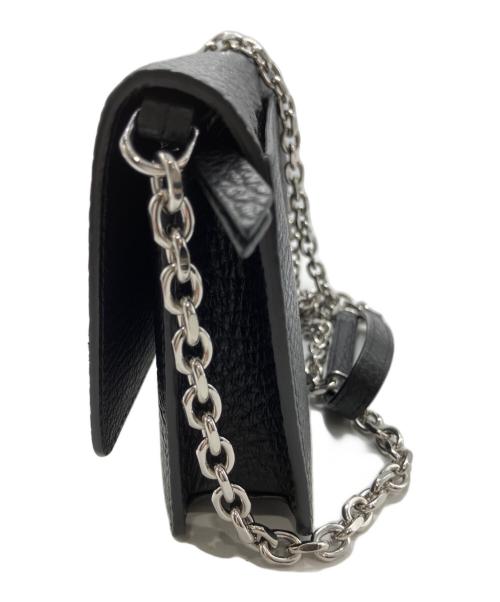 Maison Margiela（メゾンマルジェラ）Maison Margiela (メゾンマルジェラ) 4ステッチチェーンウォレット ブラックの古着・服飾アイテム