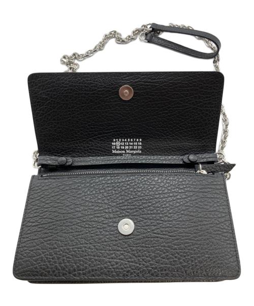 Maison Margiela（メゾンマルジェラ）Maison Margiela (メゾンマルジェラ) 4ステッチチェーンウォレット ブラックの古着・服飾アイテム
