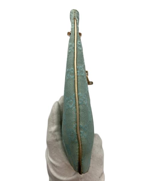 GUCCI（グッチ）GUCCI (グッチ) GGキャンバスパーティーバッグ スカイブルーの古着・服飾アイテム