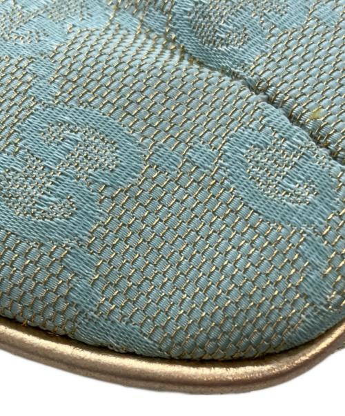 GUCCI（グッチ）GUCCI (グッチ) GGキャンバスパーティーバッグ スカイブルーの古着・服飾アイテム