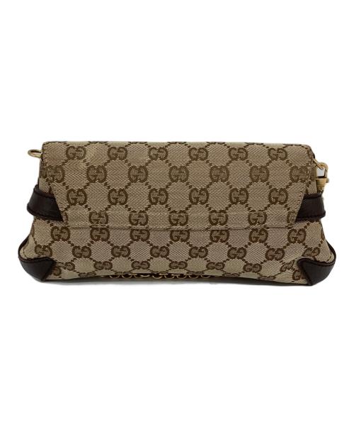 GUCCI（グッチ）GUCCI (グッチ) ホースビット チェーン ショルダーバッグ ベージュの古着・服飾アイテム