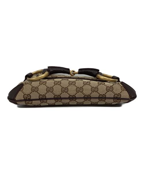 GUCCI（グッチ）GUCCI (グッチ) ホースビット チェーン ショルダーバッグ ベージュの古着・服飾アイテム