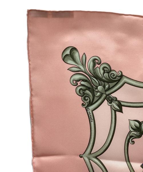 HERMES（エルメス）HERMES (エルメス) カレ90 ピンクの古着・服飾アイテム