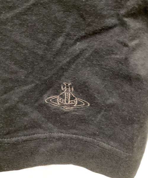 Vivienne Westwood man（ヴィヴィアン ウェストウッド マン）Vivienne Westwood man (ヴィヴィアン ウェストウッド マン) STOP CLIMATE CHANGE/ストップクライメイトチェンジTシャツ ブラック サイズ:44の古着・服飾アイテム