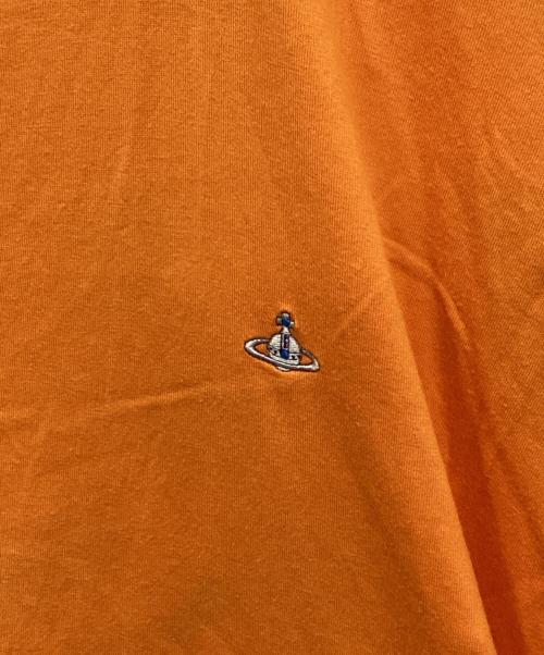 Vivienne Westwood man（ヴィヴィアン ウェストウッド マン）Vivienne Westwood man (ヴィヴィアン ウェストウッド マン) TORN PAPER ORB/トーンペーパーオーブ ソリッドミックス ビッグTシャツ オレンジ サイズ:FREEの古着・服飾アイテム