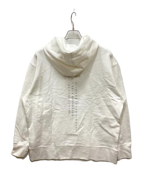 Y-3（ワイスリー）Y-3 (ワイスリー) U CH1 LOGO HOODIE/ロゴフーディー ホワイト サイズ:Sの古着・服飾アイテム