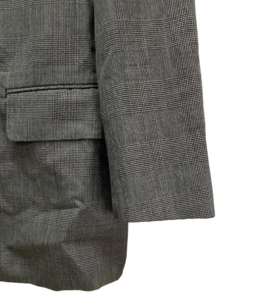 COMME des GARCONS HOMME（コムデギャルソン オム）COMME des GARCONS HOMME (コムデギャルソン オム) グレンチェックダブルジャケットセットアップ グレー サイズ:Mの古着・服飾アイテム