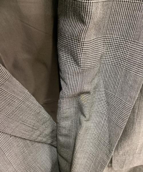 COMME des GARCONS HOMME（コムデギャルソン オム）COMME des GARCONS HOMME (コムデギャルソン オム) グレンチェックダブルジャケットセットアップ グレー サイズ:Mの古着・服飾アイテム