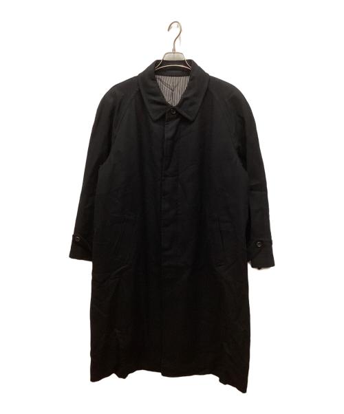 COMME des GARCONS HOMME（コムデギャルソン オム）COMME des GARCONS HOMME (コムデギャルソン オム) 88AW川久保期　ウールステンカラーコート ブラック サイズ:Mの古着・服飾アイテム