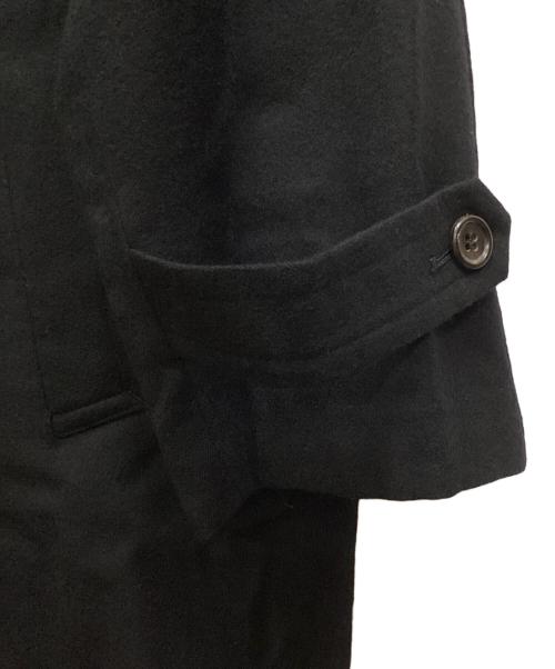 COMME des GARCONS HOMME（コムデギャルソン オム）COMME des GARCONS HOMME (コムデギャルソン オム) 88AW川久保期　ウールステンカラーコート ブラック サイズ:Mの古着・服飾アイテム