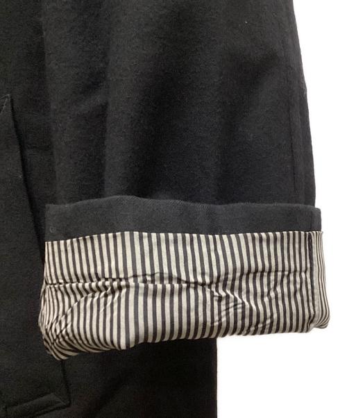 COMME des GARCONS HOMME（コムデギャルソン オム）COMME des GARCONS HOMME (コムデギャルソン オム) 88AW川久保期　ウールステンカラーコート ブラック サイズ:Mの古着・服飾アイテム