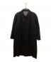 COMME des GARCONS HOMME（コムデギャルソン オム）の古着「88AW川久保期　ウールステンカラーコート」｜ブラック