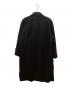 COMME des GARCONS HOMME (コムデギャルソン オム) 88AW川久保期　ウールステンカラーコート ブラック サイズ:M：60000円