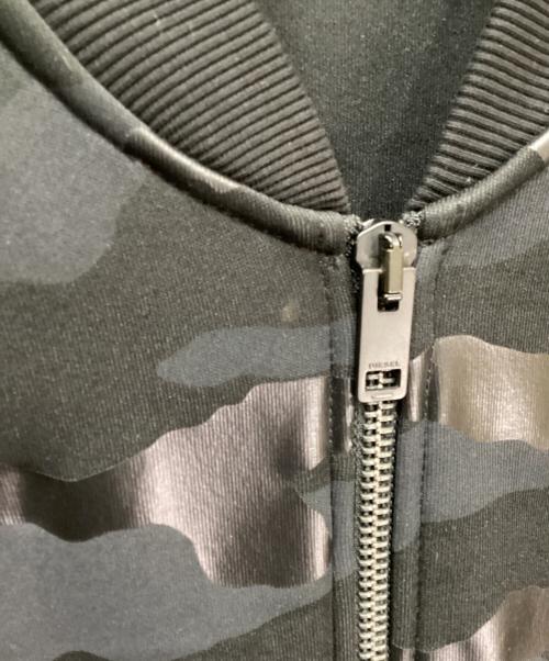 DIESEL（ディーゼル）DIESEL (ディーゼル) カモフラブルゾン ブラック サイズ:Mの古着・服飾アイテム