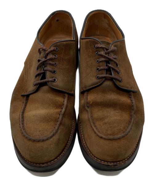 WHEEL ROBE（ウィールローブ）WHEEL ROBE (ウィールローブ) モックトゥ スウェード ブラウン サイズ:６１/２の古着・服飾アイテム