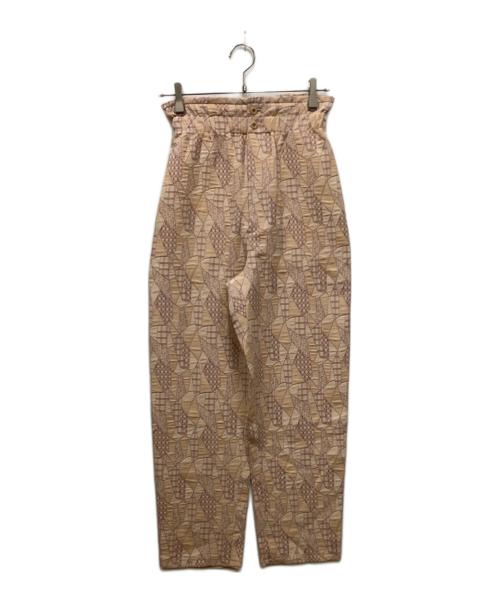 STEVEN ALAN（スティーブンアラン）STEVEN ALAN (スティーブンアラン) JACQUARD TAPERED PANTS(ジャガードテーパードパンツ) ベージュ サイズ:FREEの古着・服飾アイテム