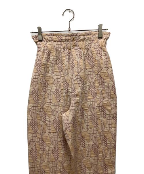 STEVEN ALAN（スティーブンアラン）STEVEN ALAN (スティーブンアラン) JACQUARD TAPERED PANTS(ジャガードテーパードパンツ) ベージュ サイズ:FREEの古着・服飾アイテム