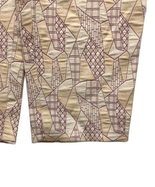 STEVEN ALAN（スティーブンアラン）STEVEN ALAN (スティーブンアラン) JACQUARD TAPERED PANTS(ジャガードテーパードパンツ) ベージュ サイズ:FREEの古着・服飾アイテム