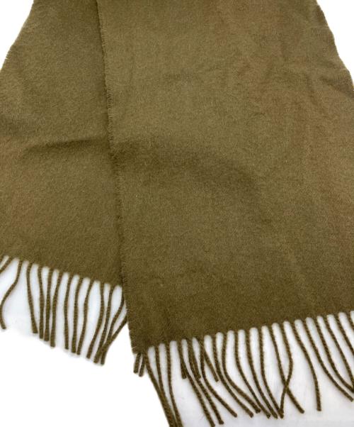 JOHNSTONS OF ELGIN（ジョンストンズオブエルガン）JOHNSTONS OF ELGIN (ジョンストンズオブエルガン) カシミヤマフラー オリーブの古着・服飾アイテム