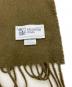 JOHNSTONS OF ELGIN (ジョンストンズオブエルガン) カシミヤマフラー オリーブ：8000円