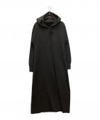 Spick and Spanスピック＆スパン）の古着「フーテッド ニットロングワンピース」｜グレー