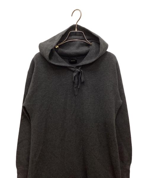 Spick and Span（スピック＆スパン）Spick and Span (スピック＆スパン) フーテッド ニットロングワンピース グレー サイズ:表記無しの古着・服飾アイテム