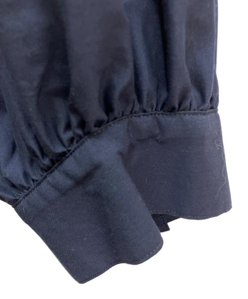 IENA（イエナ）IENA (イエナ) ボリュームスリーブフレアワンピース ネイビー サイズ:38の古着・服飾アイテム