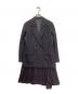 23区（ニジュウサンク）の古着「ウール圧縮スムース ダブル前 ジャケットセット」｜ブラック