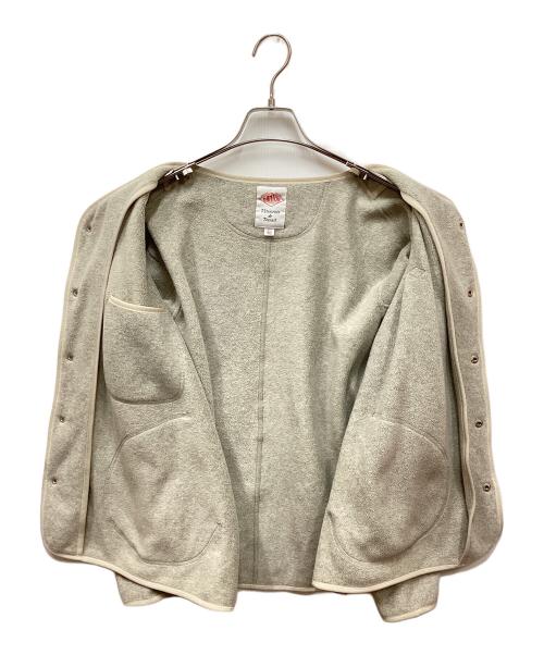 DANTON（ダントン）DANTON (ダントン) ノーカラーフリースジャケット ベージュ サイズ:40の古着・服飾アイテム