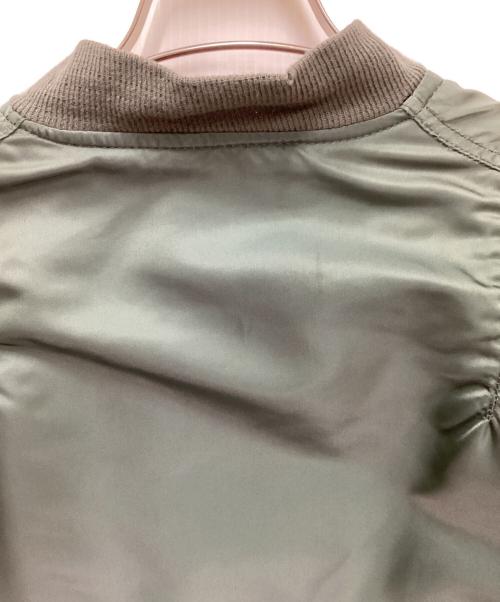 ALPHA（アルファ）ALPHA (アルファ) MA-1ジャケット グリーン×オレンジ サイズ:Lの古着・服飾アイテム