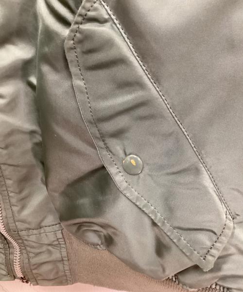 ALPHA（アルファ）ALPHA (アルファ) MA-1ジャケット グリーン×オレンジ サイズ:Lの古着・服飾アイテム