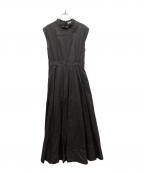 ebureエブール）の古着「ストライプワンピース」｜グレー