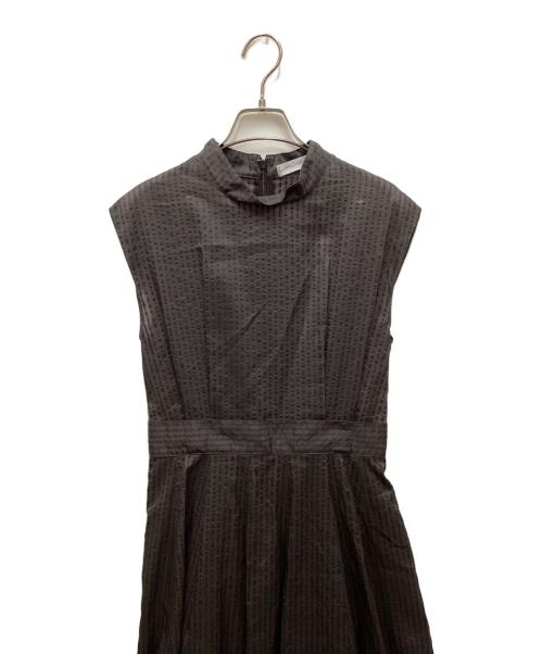 ebure（エブール）ebure (エブール) ストライプワンピース グレー サイズ:36の古着・服飾アイテム