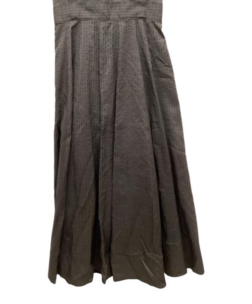 ebure（エブール）ebure (エブール) ストライプワンピース グレー サイズ:36の古着・服飾アイテム