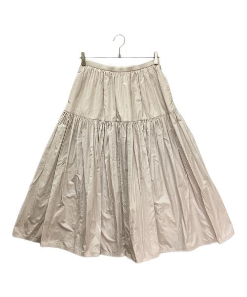 DRAWER（ドゥロワー）Drawer (ドゥロワー) ギャザースカート ピンク サイズ:36の古着・服飾アイテム