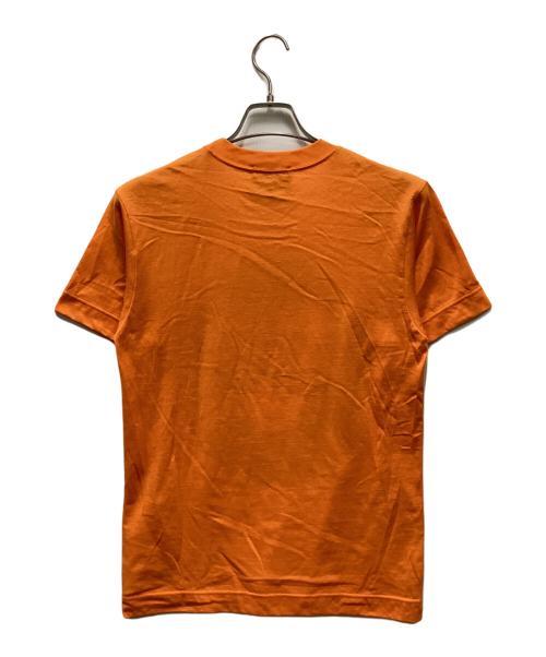 Vivienne Westwood man（ヴィヴィアン ウェストウッド マン）Vivienne Westwood man (ヴィヴィアン ウェストウッド マン) “CRACKED FLORAL FRAME”/クラックドフローラルフレイムTシャツ オレンジ サイズ:42の古着・服飾アイテム